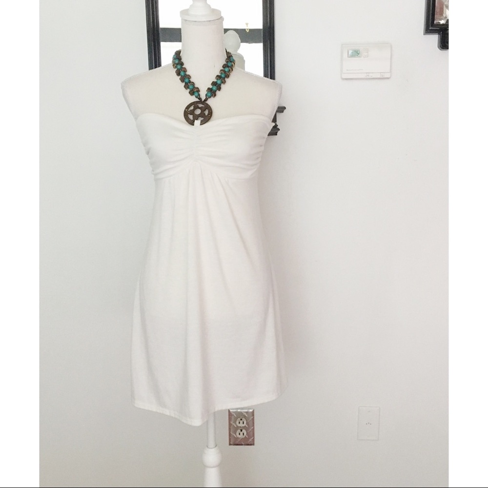 Ocean Drive Off White Sleeveless Dress Size Medium